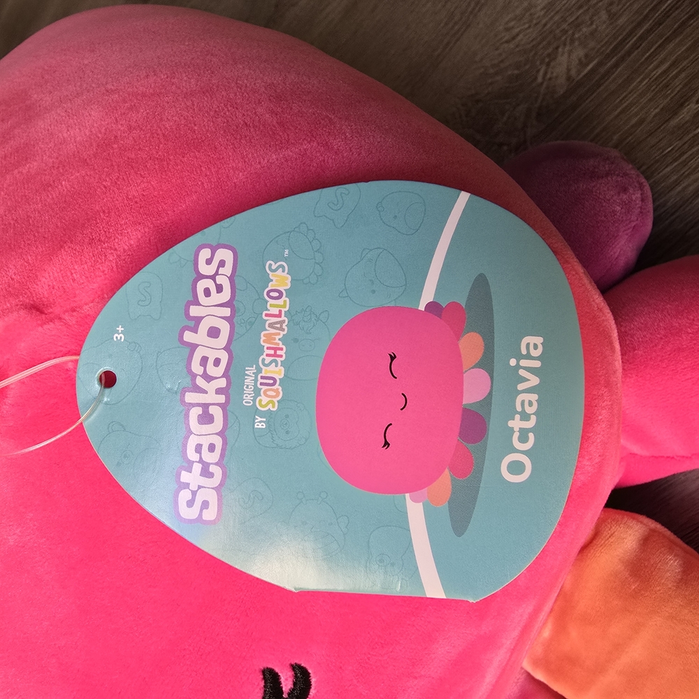 Pink Stackables Octopus Plush - Picture 9 of 13